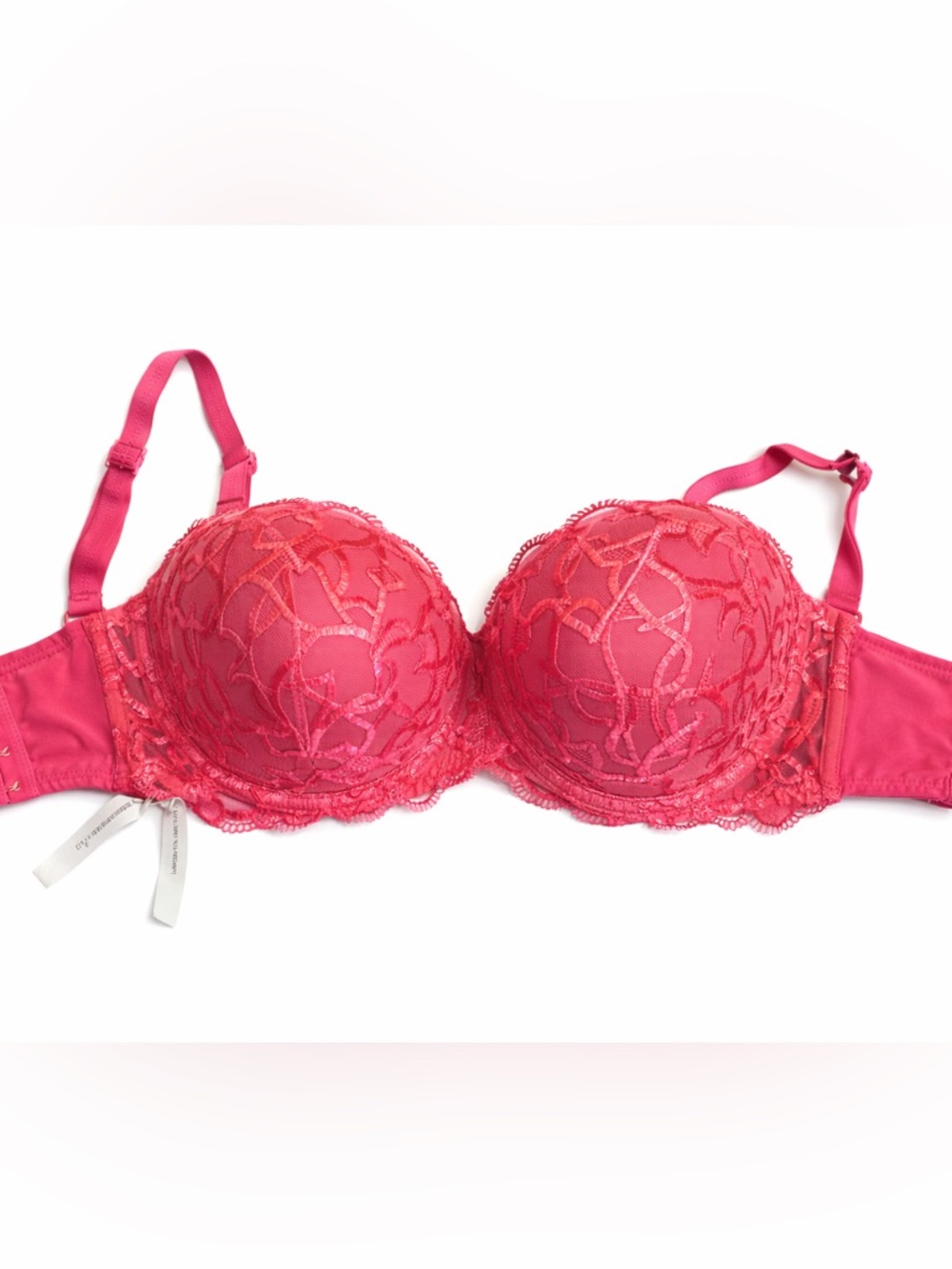 Victoria's Secret Dream Angels Lace Underwire Bra iridescent Pink NWT $75 36DDD